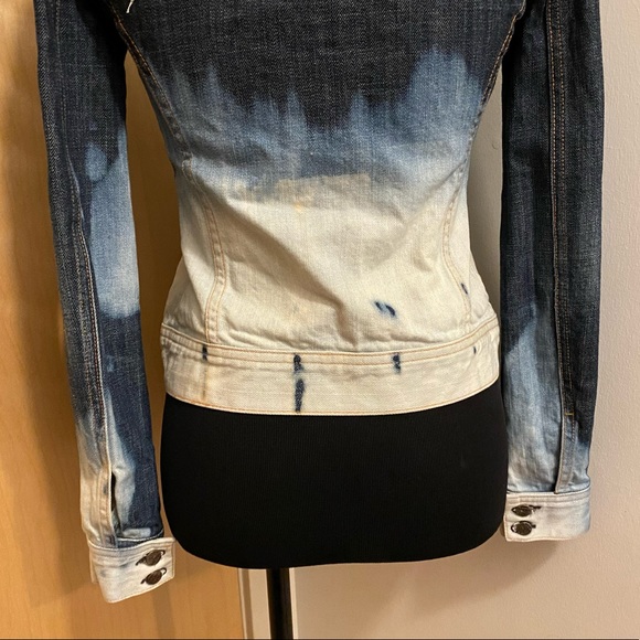 Citizens of Humanity Customized Distressed Denim Jacket Women’s Size Small - Picture 5 of 16